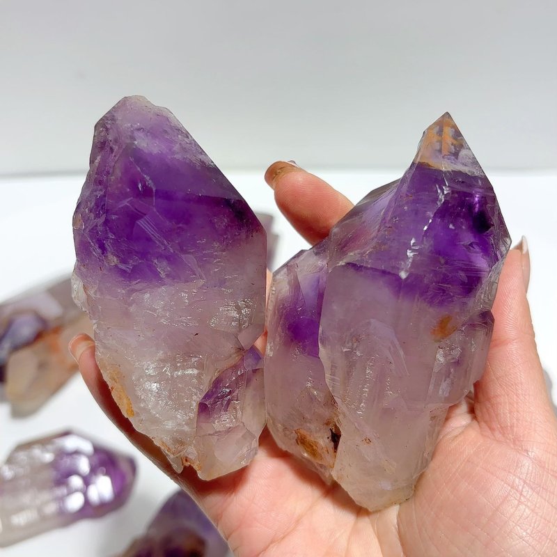 10 Pieces Beautiful Amethyst Specimen Skeletal Crystal - Wholesale Crystals