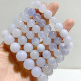 10 Pieces Blue Chalcedony Bracelets Closeout -Wholesale Crystals