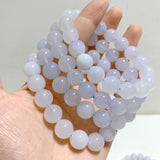 10 Pieces Blue Chalcedony Bracelets Closeout -Wholesale Crystals