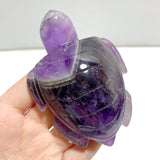 10 Pieces Chevron Amethyst Sea Turtles Carving - Wholesale Crystals