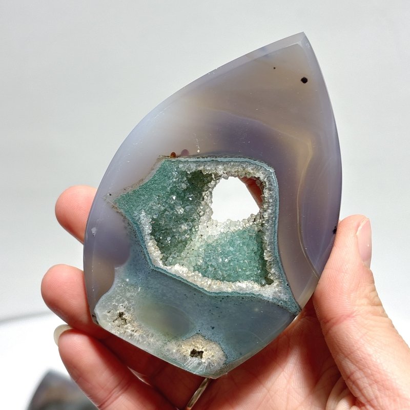 10 Pieces Geode Druzy Amethyst Agate Arrow Head Shape - Wholesale Crystals