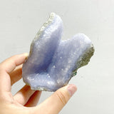 10 Pieces Geode Druzy Blue Chalcedony - Wholesale Crystals