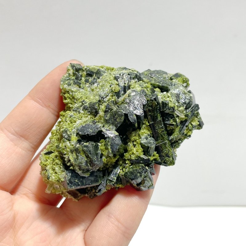 10 Pieces Green Tourmaline Specimen For Collection - Wholesale Crystals