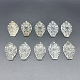 10 Pieces High Quality Clear Quartz Nine - tailed Foxes Carving - Wholesale Crystals