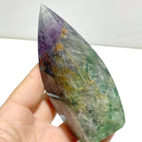 10 Pieces High Quality Large Rainbow Fluorite Flame Mixed Color - Wholesale Crystals