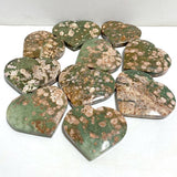 10 Pieces Large Rainforest Jasper Heart 4 -Wholesale Crystals