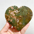 10 Pieces Large Rainforest Jasper Heart 4 -Wholesale Crystals
