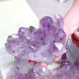 10 Pieces Raw Amethyst Cluster Polished Bottom (Sea Freight Only) -Wholesale Crystals