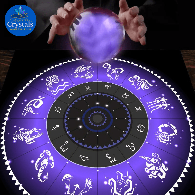 10 Zodiac Altar(1 - 2) Tarot Tablecloth - Wholesale Crystals