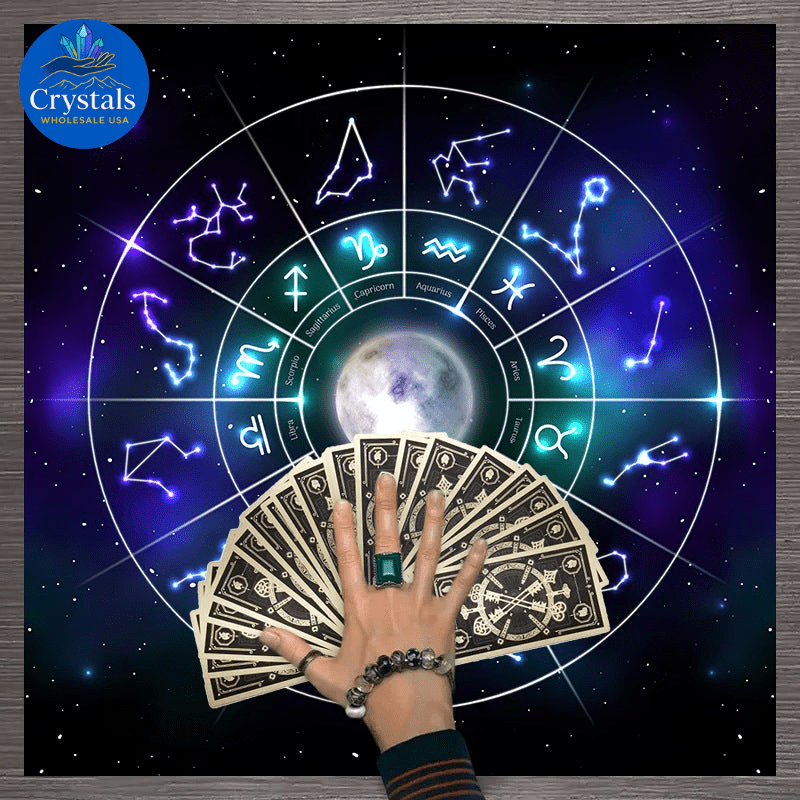 10 Zodiac Altar(1 - 2) Tarot Tablecloth - Wholesale Crystals