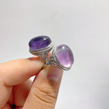 100 Pieces Beautiful Rainbow Fluorite Different Styles Ring Clearance - Wholesale Crystals