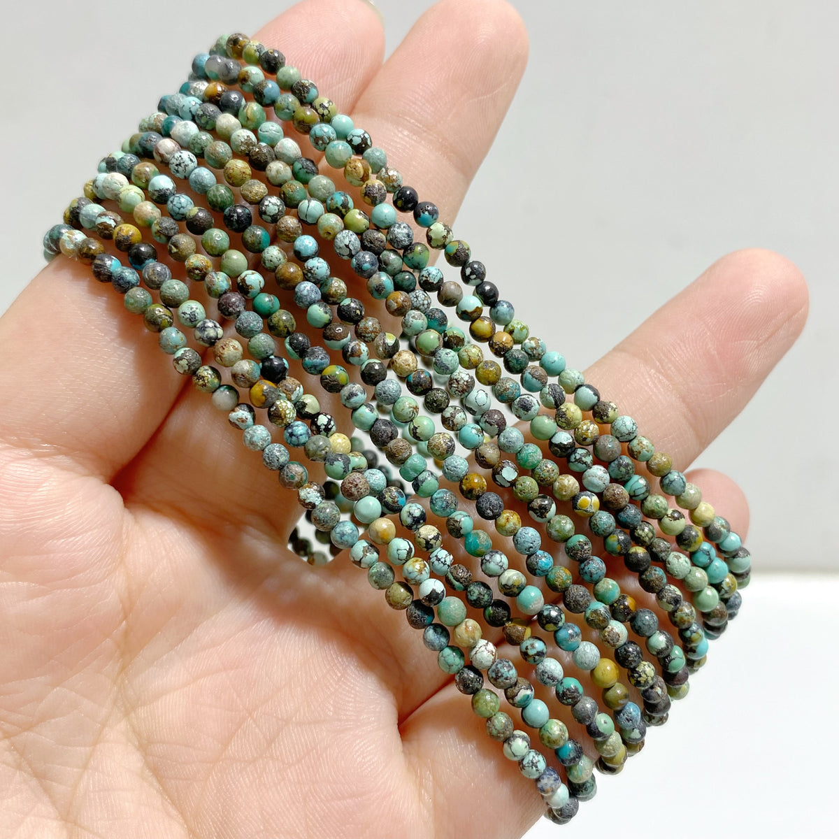 3 Types Mini Beads Bracelets Wholesale Indonesia Turquoise Larimar