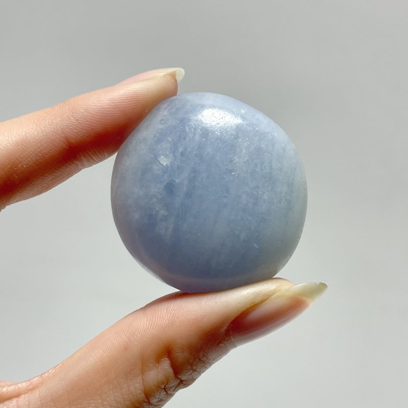 1.1 - 1.5in Blue Calcite Tumbled Wholesale - Wholesale Crystals