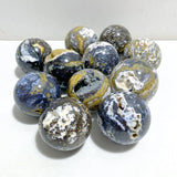 11 Pieces Beautiful Geode Druzy 8th Vein Ocean Jasper Spheres -Wholesale Crystals