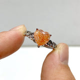 11 Pieces Beautiful Sunstone Heart Shape Ring 3 - Wholesale Crystals