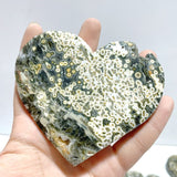 11 Pieces Large 8th Vein Ocean Jasper Heart 1 - Wholesale Crystals