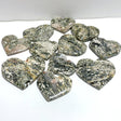 11 Pieces Large 8th Vein Ocean Jasper Heart 1 - Wholesale Crystals