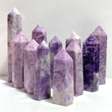 11 Pieces Large Lepidolite Tower - Wholesale Crystals