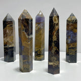 11 Pieces Large Pitersite Tower Points - Wholesale Crystals