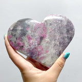 11 Pieces Large Red Tourmaline Heart - Wholesale Crystals