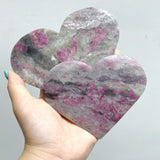 11 Pieces Large Red Tourmaline Heart - Wholesale Crystals