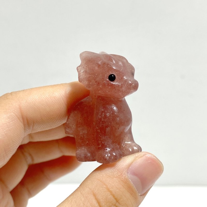 11 Types Mini Flying Dragon Carving Wholesale Yellow Calcite Garnet Sodalite - Wholesale Crystals