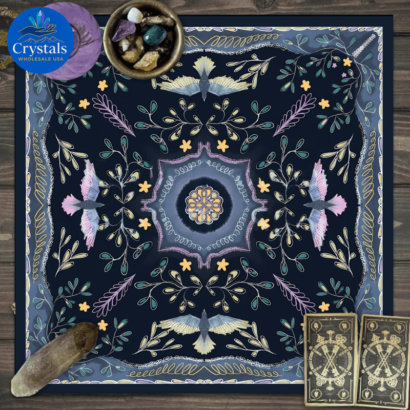 12 Animal Starry Sky Tarot Tablecloth - Wholesale Crystals