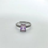 12 Pieces Ametrine Sugar Cube Ring Style #2 - Wholesale Crystals