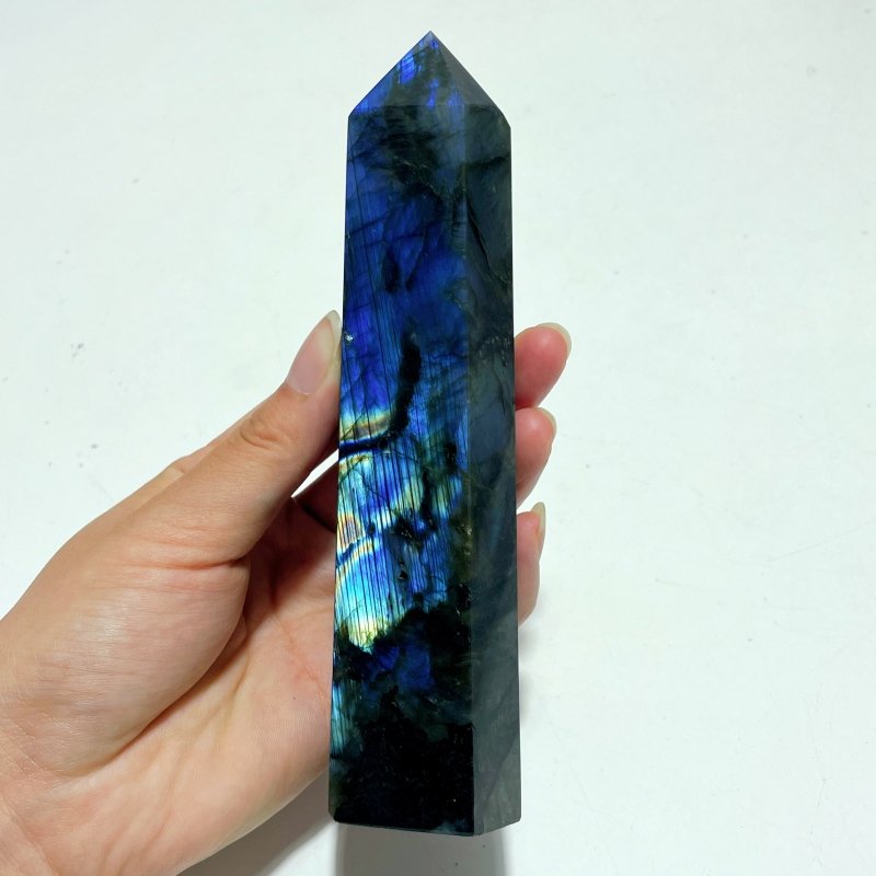 12 Pieces Beautiful Labradorite Large Tower - Wholesale Crystals