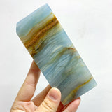 12 Pieces Blue Onyx Slab - Wholesale Crystals