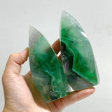 12 Pieces High Quality Large Rainbow Fluorite Flame Mixed Color -Wholesale Crystals