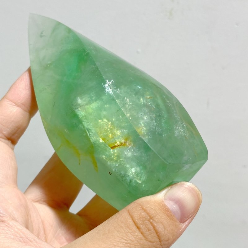12 Pieces High Quality Large Rainbow Fluorite Flame Mixed Color -Wholesale Crystals