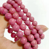 12 Pieces High Quality Rhodonite Bracelets -Wholesale Crystals