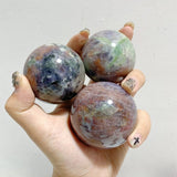 12 Pieces High Quality Sunstone Mixed Cordierite Spheres -Wholesale Crystals