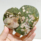12 Pieces Large Rainforest Jasper Heart 2 -Wholesale Crystals