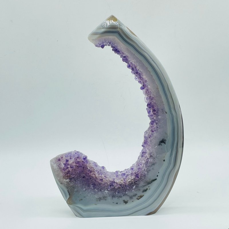 12 Pieces Polished Geode Amethyst Mixed Agate Leftover Tower -Wholesale Crystals