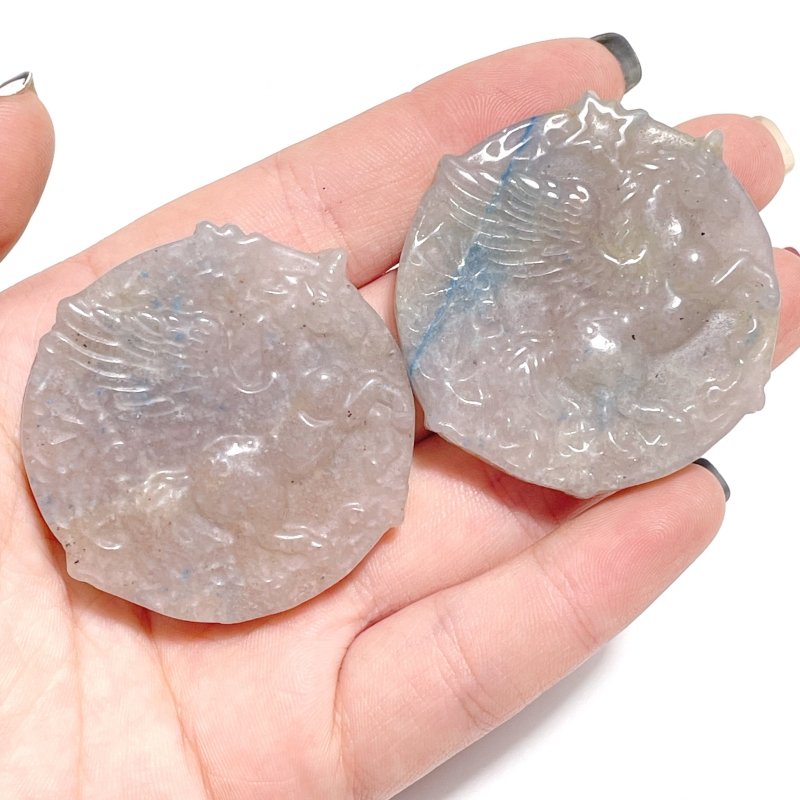 12 Pieces Trolleite Pegagus Crystal Carving Clearance - Wholesale Crystals