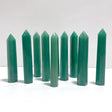 13 - 16CM Green Aventurine Tower Point Wholesale - Wholesale Crystals