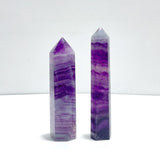 13 Pieces Beautiful Rainbow Purple Fluorite Crystal Tower - Wholesale Crystals