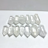 13 Pieces Clear Quartz Double Points - Wholesale Crystals