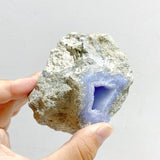 13 Pieces Geode Druzy Blue Chalcedony -Wholesale Crystals
