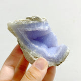 13 Pieces Geode Druzy Blue Chalcedony -Wholesale Crystals