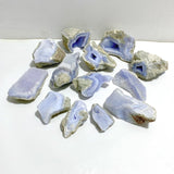 13 Pieces Geode Druzy Blue Chalcedony -Wholesale Crystals