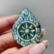 13 Pieces Labradorite Dharma Wheel Carving - Wholesale Crystals