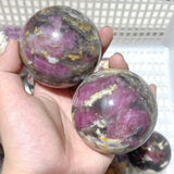 13 Pieces Pink Tourmaline Spheres Balls - Wholesale Crystals