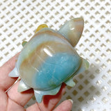 131 Pieces Caribbean Calcite Sea Turtle Carving (Sea Freight Only) -Wholesale Crystals