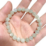14 Pieces 8mm Light Green Moonstone Bracelet - Wholesale Crystals
