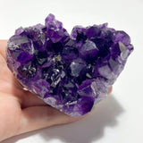 14 Pieces Beautiful Large Amethyst Cluster Heart - Wholesale Crystals