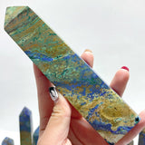 14 Pieces Unique Azurite Tower Point - Wholesale Crystals