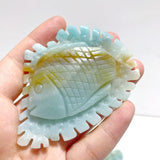 15 Pieces Caribbean Calcite Sea Animals Carving - Wholesale Crystals